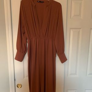 Zara Dusty Rose Jumpsuit
